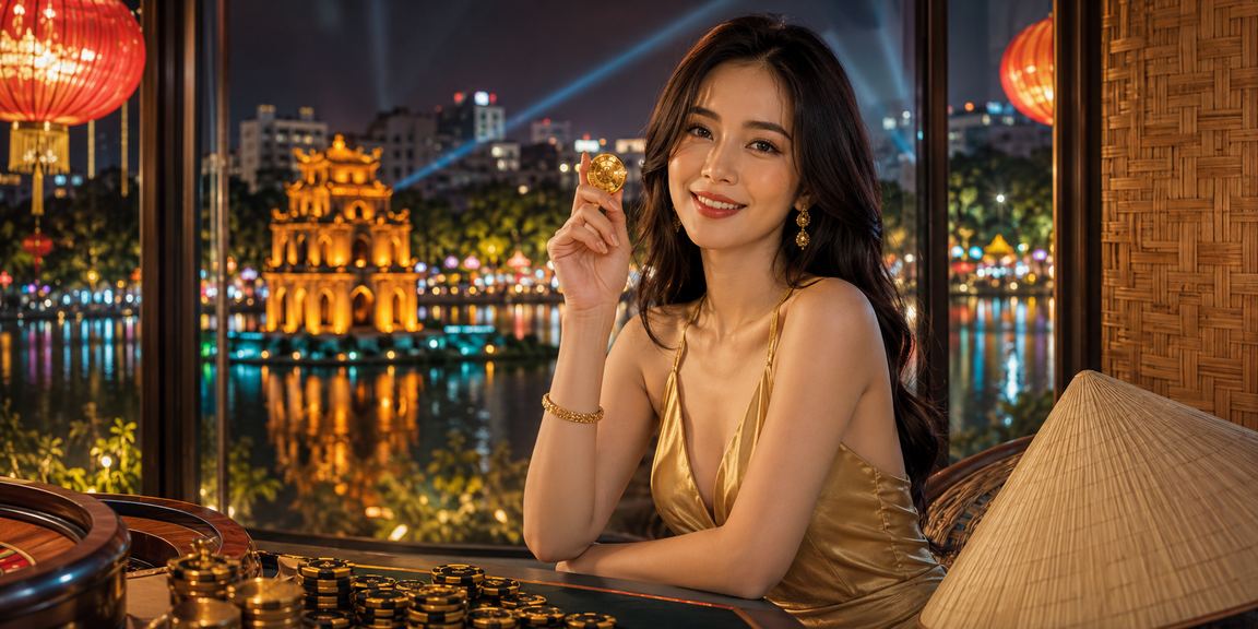 Cảnh người chơi xổ số tại Hà Nội với cảnh đẹp non la